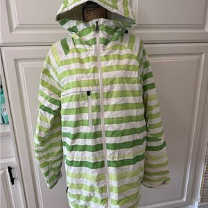 Burton Green Mesh Snowboard Jacket